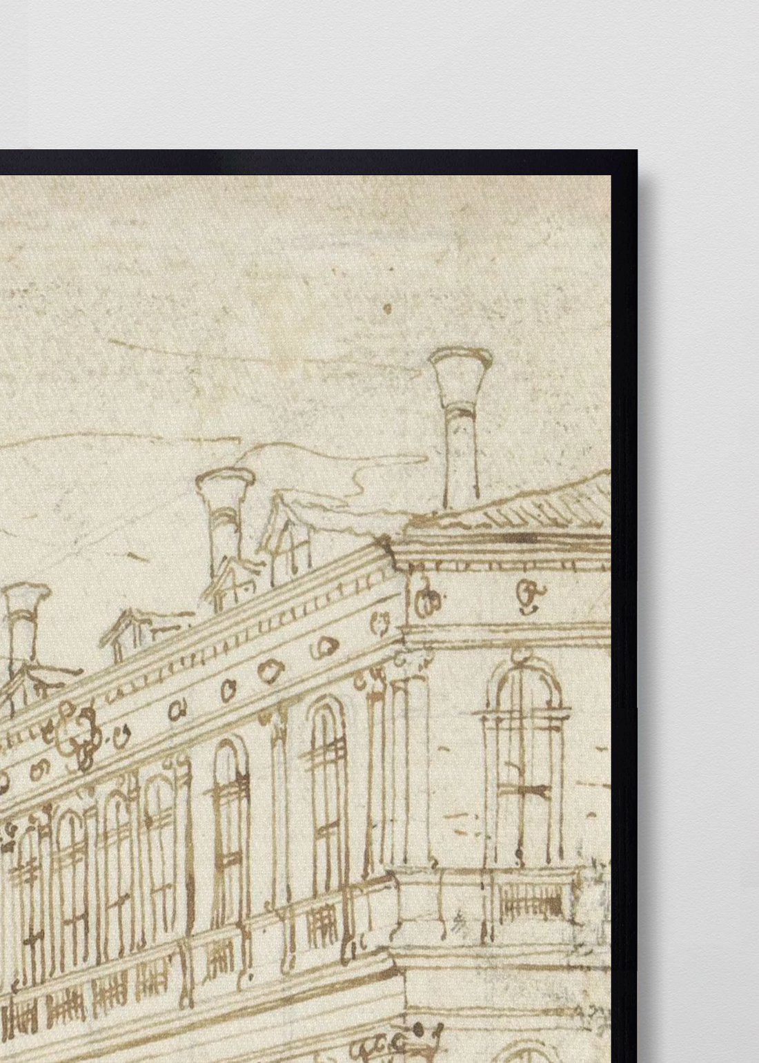 Paneles Murales de lino Dibujo Rivera - Serie 02