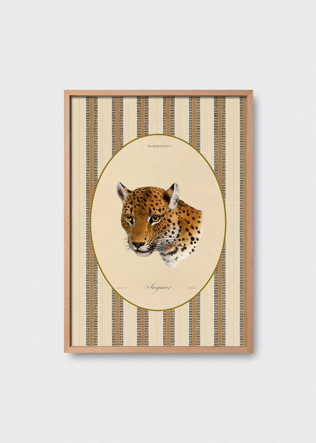 Regalo Entrega Flash - Cuadro Papel Algodón Leopardo Rayas
