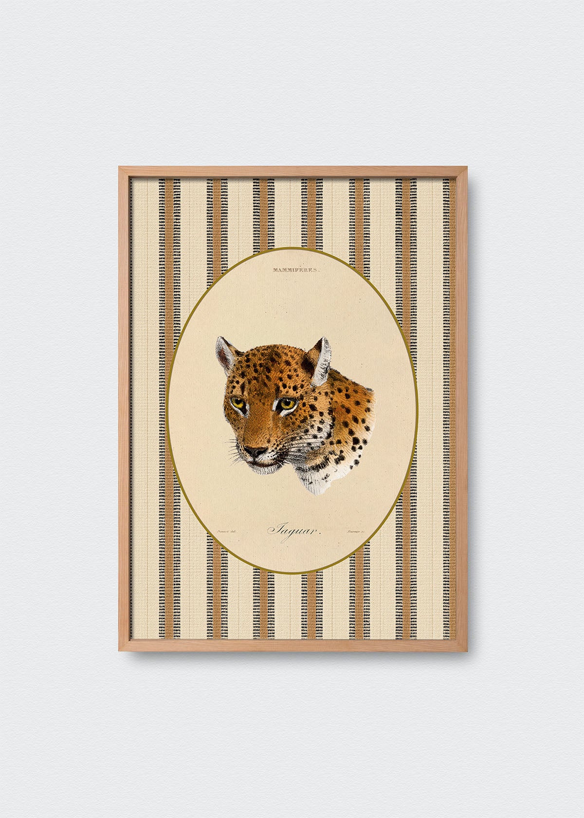 Regalo Entrega Flash - Cuadro Papel Algodón Leopardo Rayas
