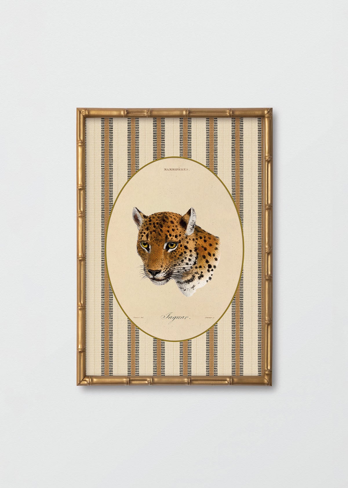 Regalo Entrega Flash - Cuadro Papel Algodón Leopardo Rayas
