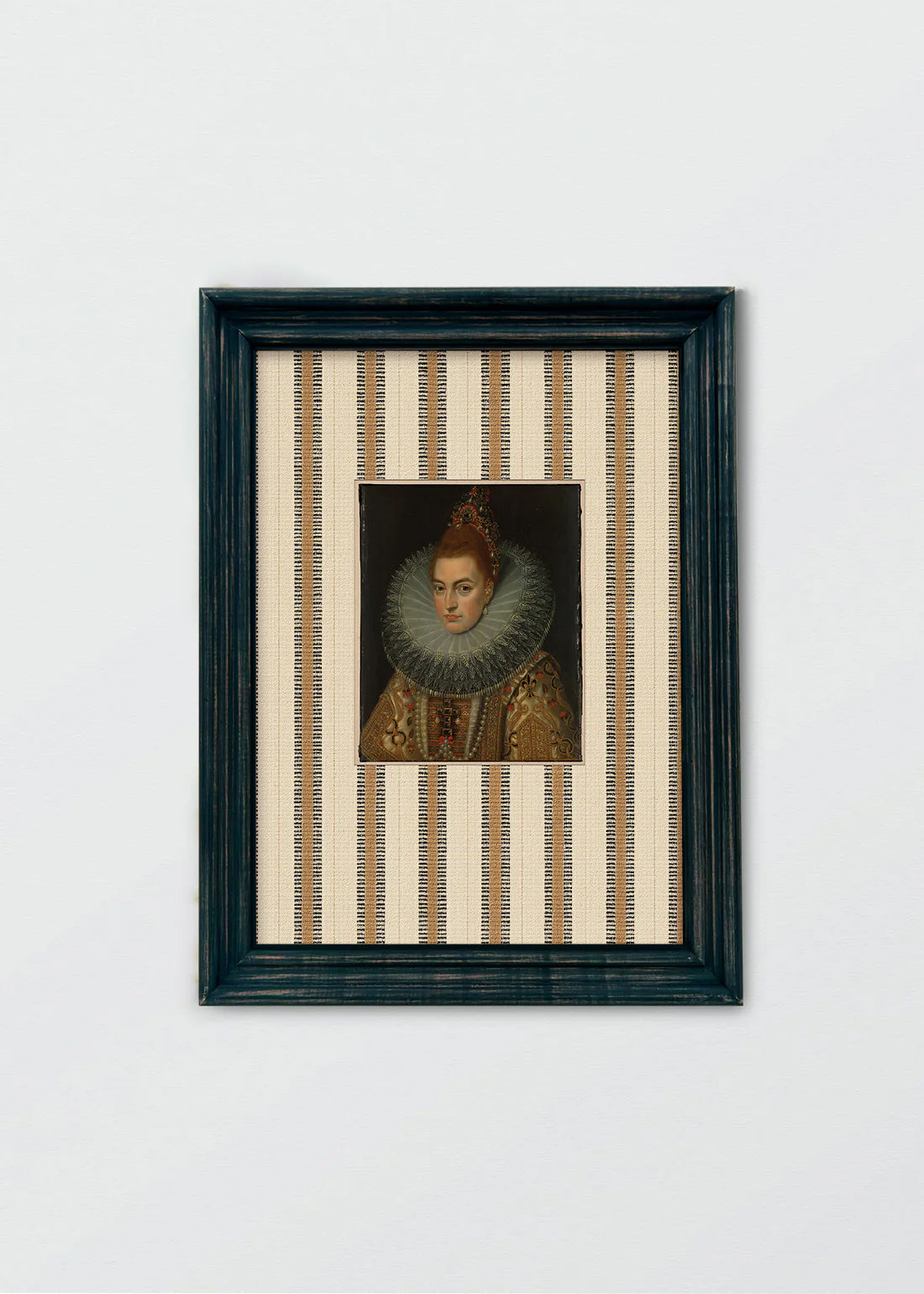 Navidad - Cuadro Papel Algodón Reina Rayas