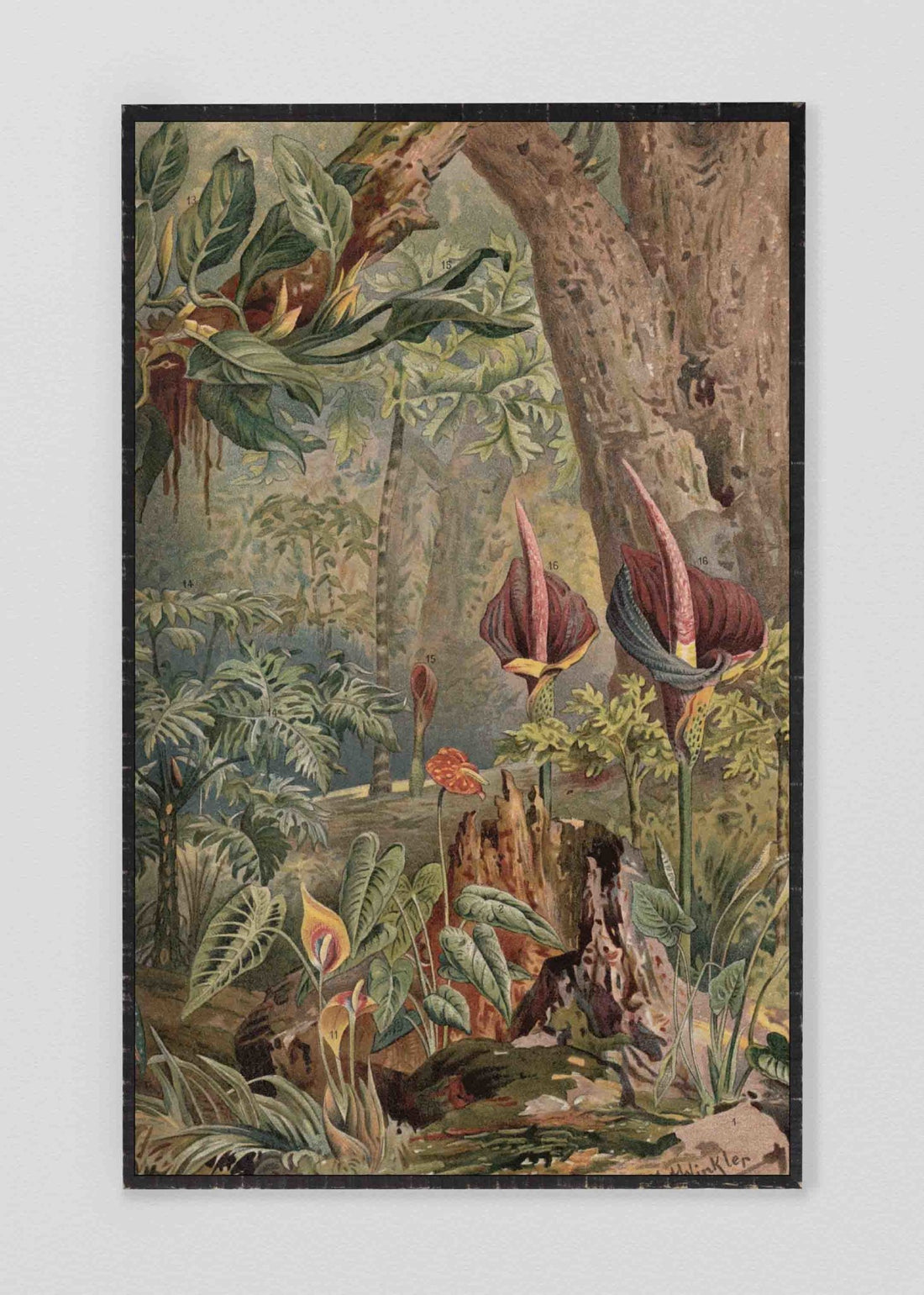 Panel Murales de lino jungla - Serie 02 - REBAJAS