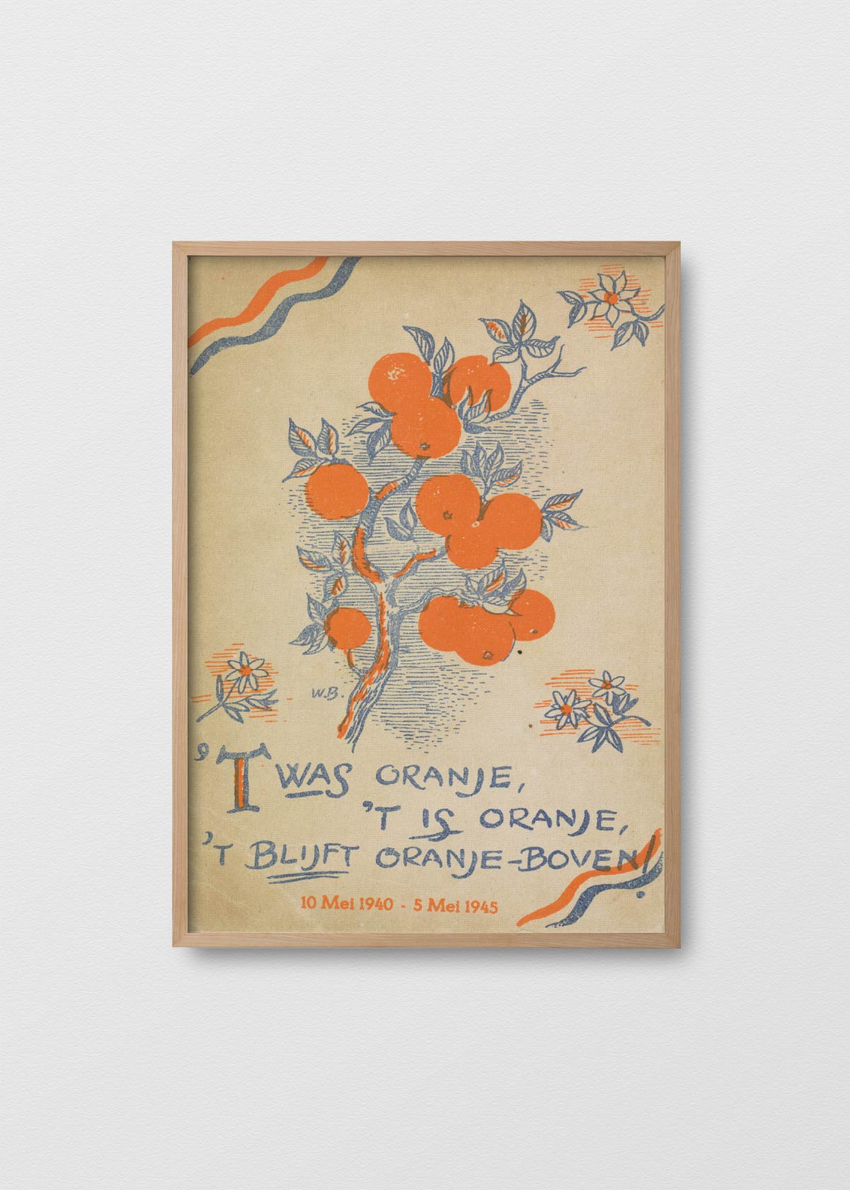 Afiche Oranje - Testimoniaprints