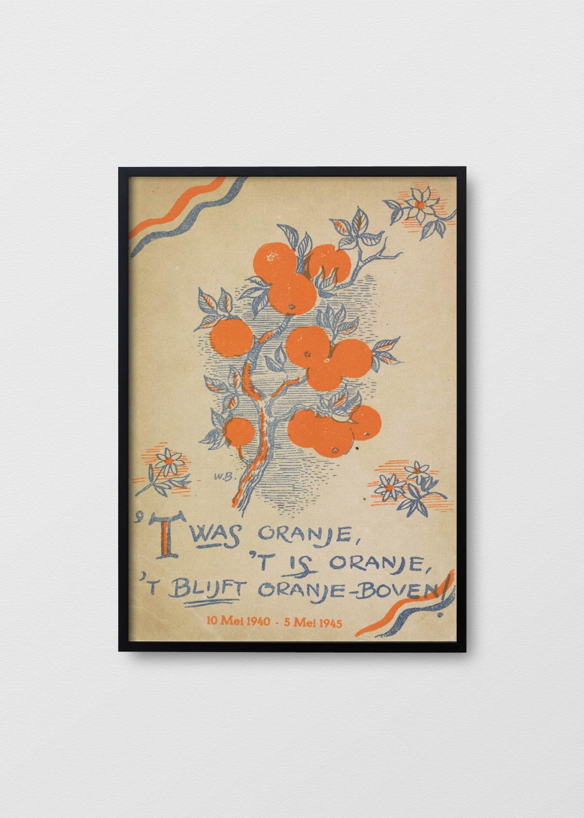 Afiche Oranje - Testimoniaprints