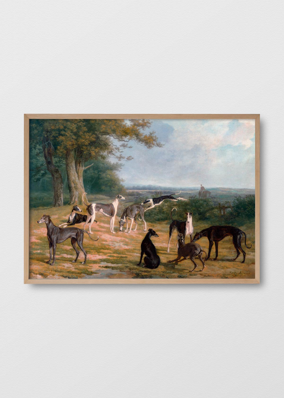 Canvas Nueve Galgos - Testimoniaprints