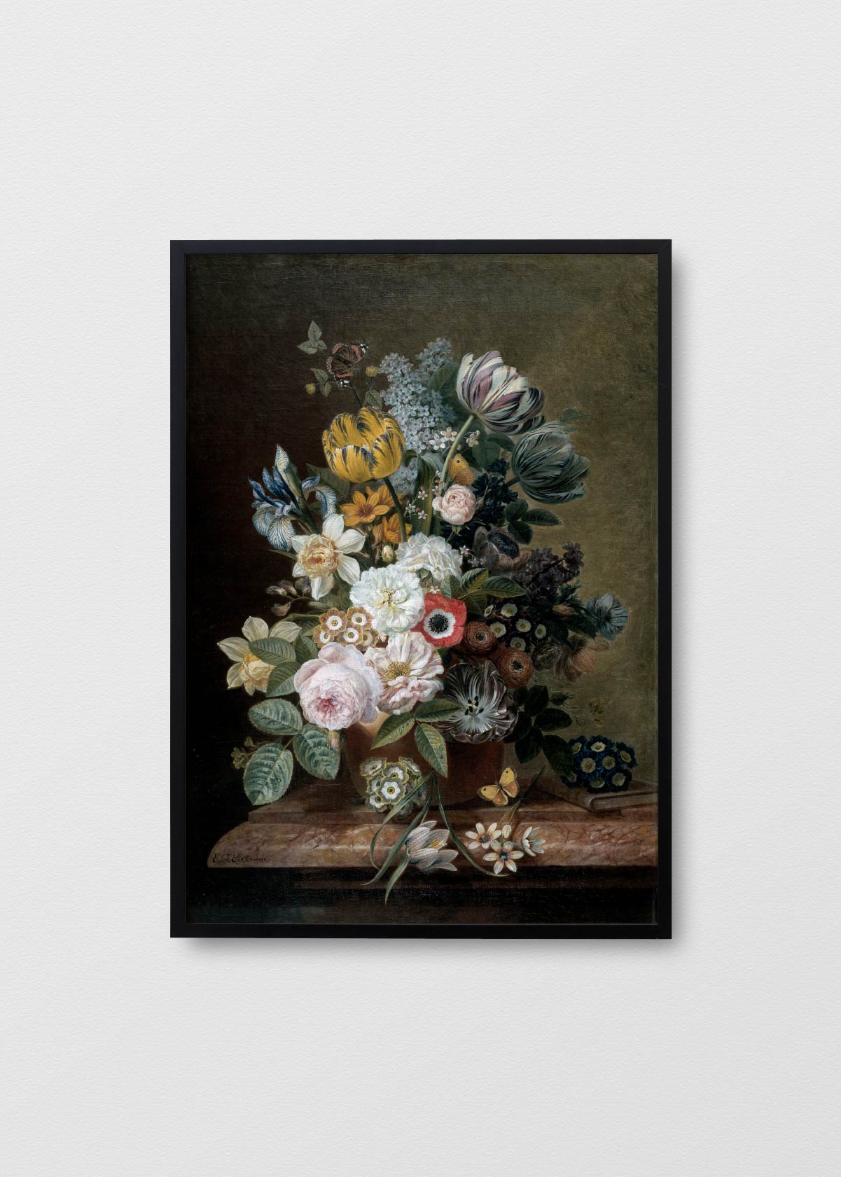 Canvas Stilleven Met Bloemen - Testimoniaprints