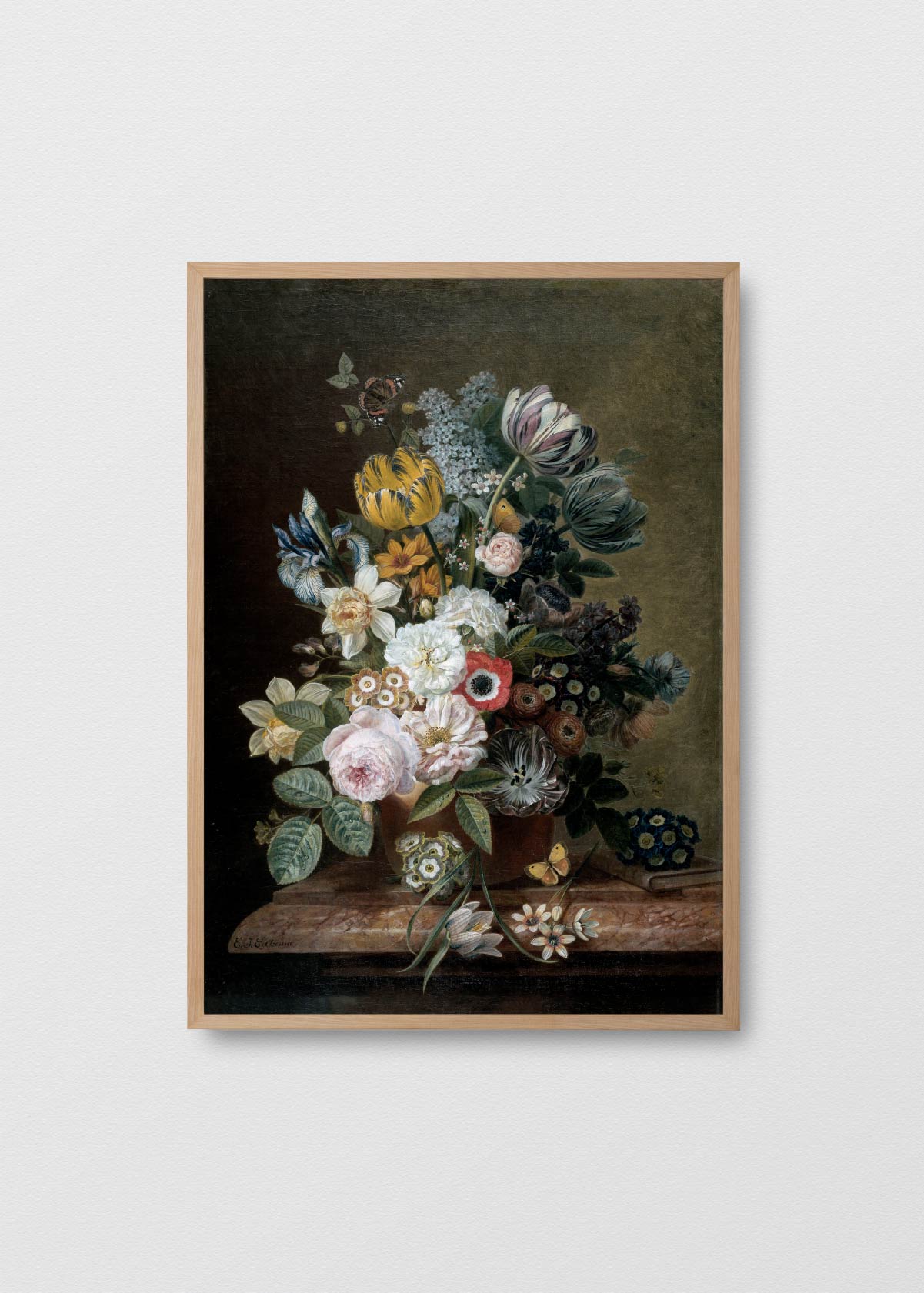 Canvas Stilleven Met Bloemen - Testimoniaprints