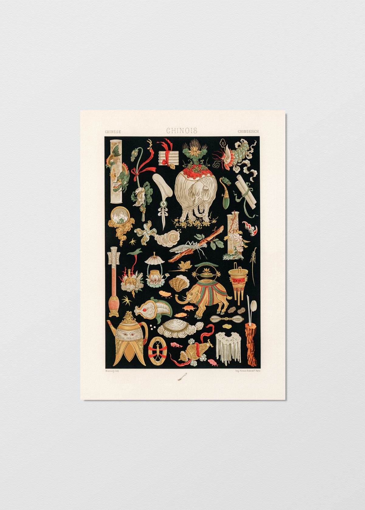 Chinois Pattern - Testimoniaprints