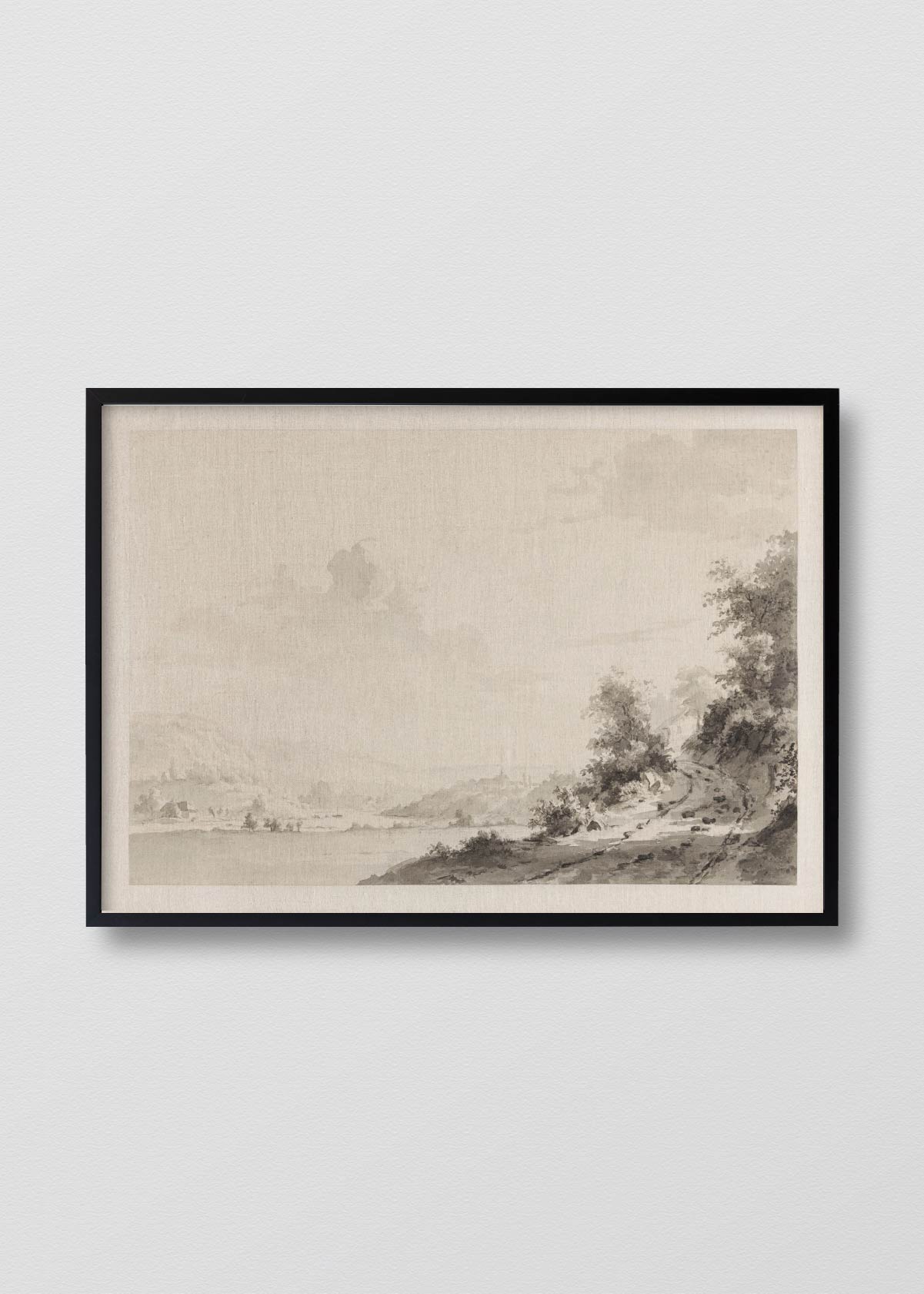 Cuadro Lino Next to the River - Testimoniaprints