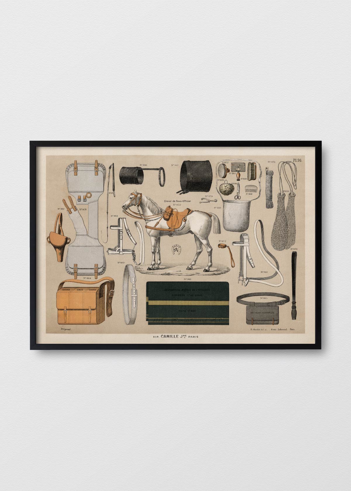 Equestrian Antique Poster II - Testimoniaprints