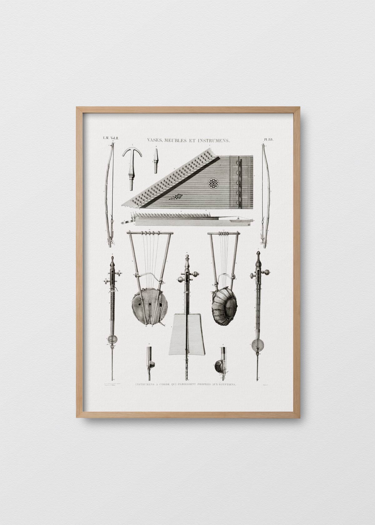 Instrumentos Egipcios - Testimoniaprints