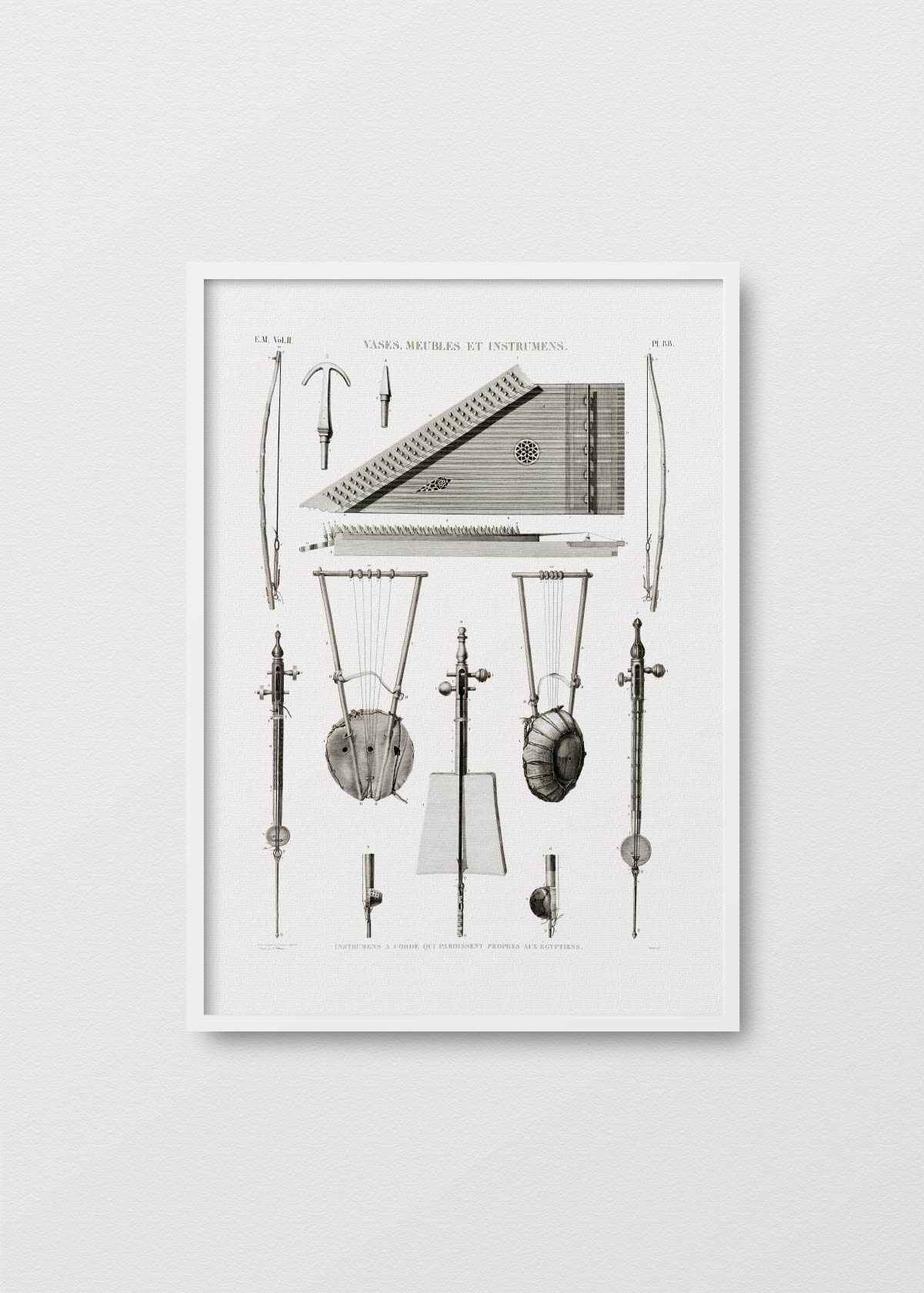 Instrumentos Egipcios - Testimoniaprints