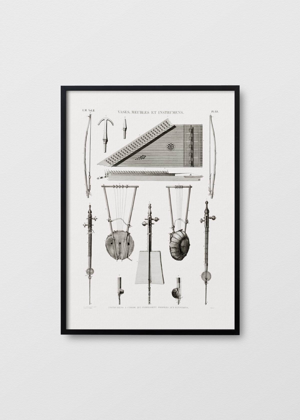 Instrumentos Egipcios - Testimoniaprints