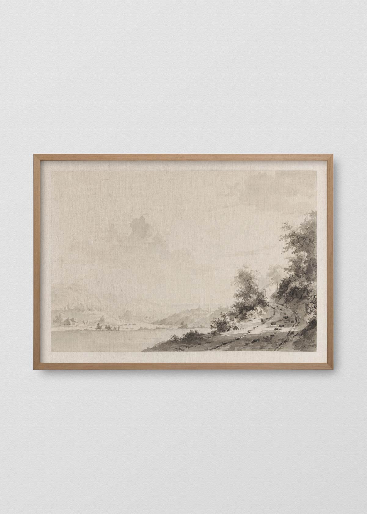 Lino Next to the River - Testimoniaprints